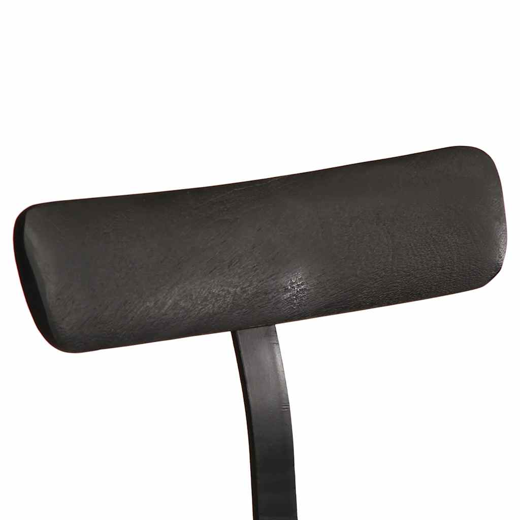 Barkrakker 2 stk svart 49x43x103 cm heltre mango