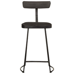 Barkrakker 2 stk svart 49x43x88 cm heltre mango