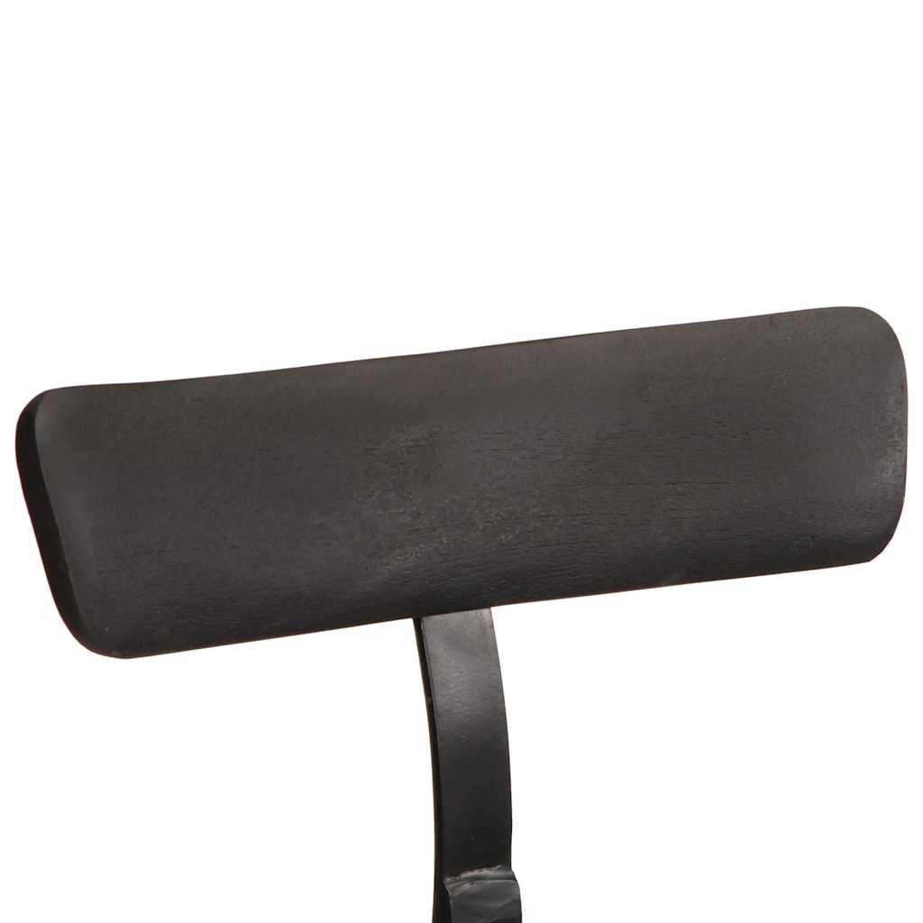 Barkrakker 2 stk svart 49x43x88 cm heltre mango
