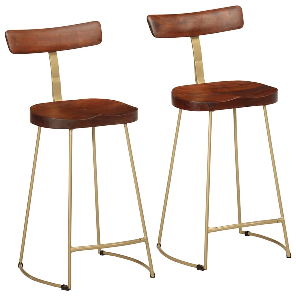 Barkrakker 2 stk 49x43x88 cm heltre mango