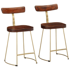 Barkrakker 2 stk 49x43x79 cm heltre mango