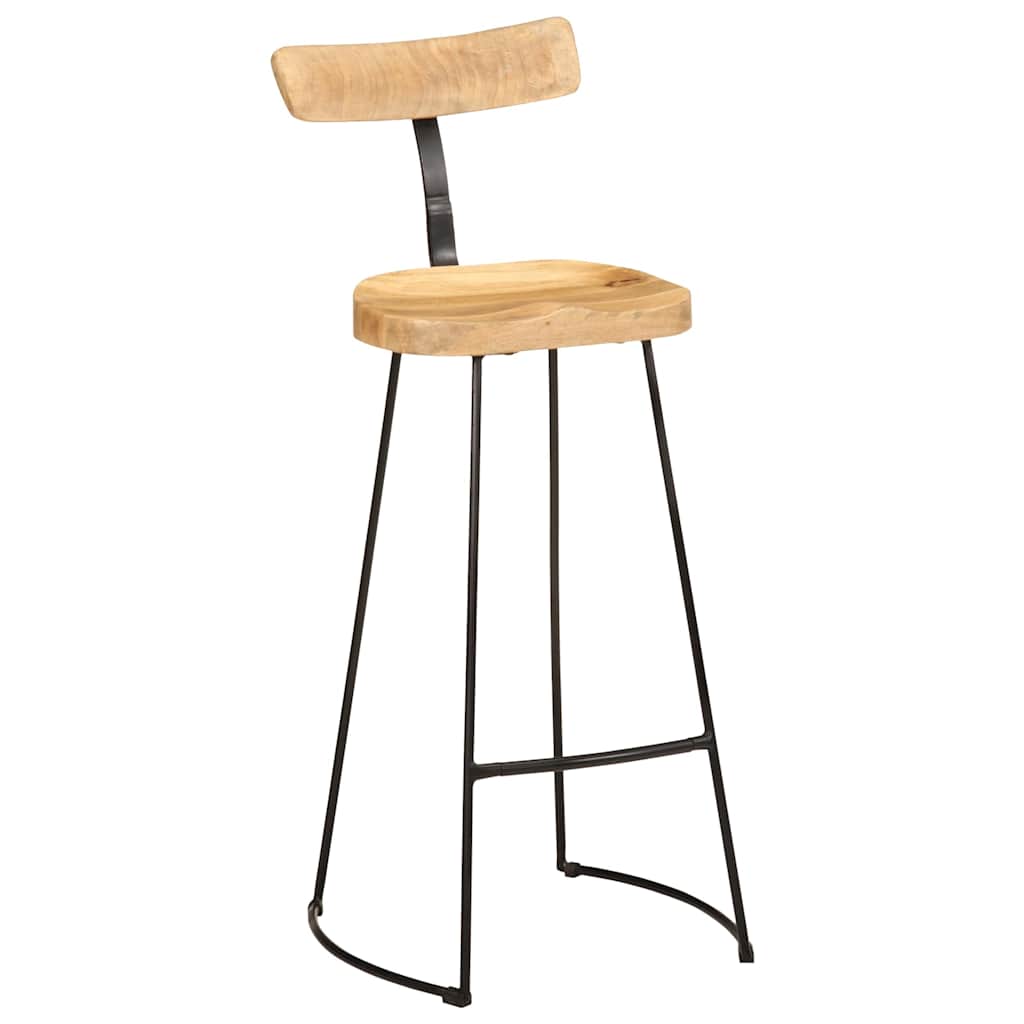 Barkrakker 2 stk 49x43x103 cm heltre mango
