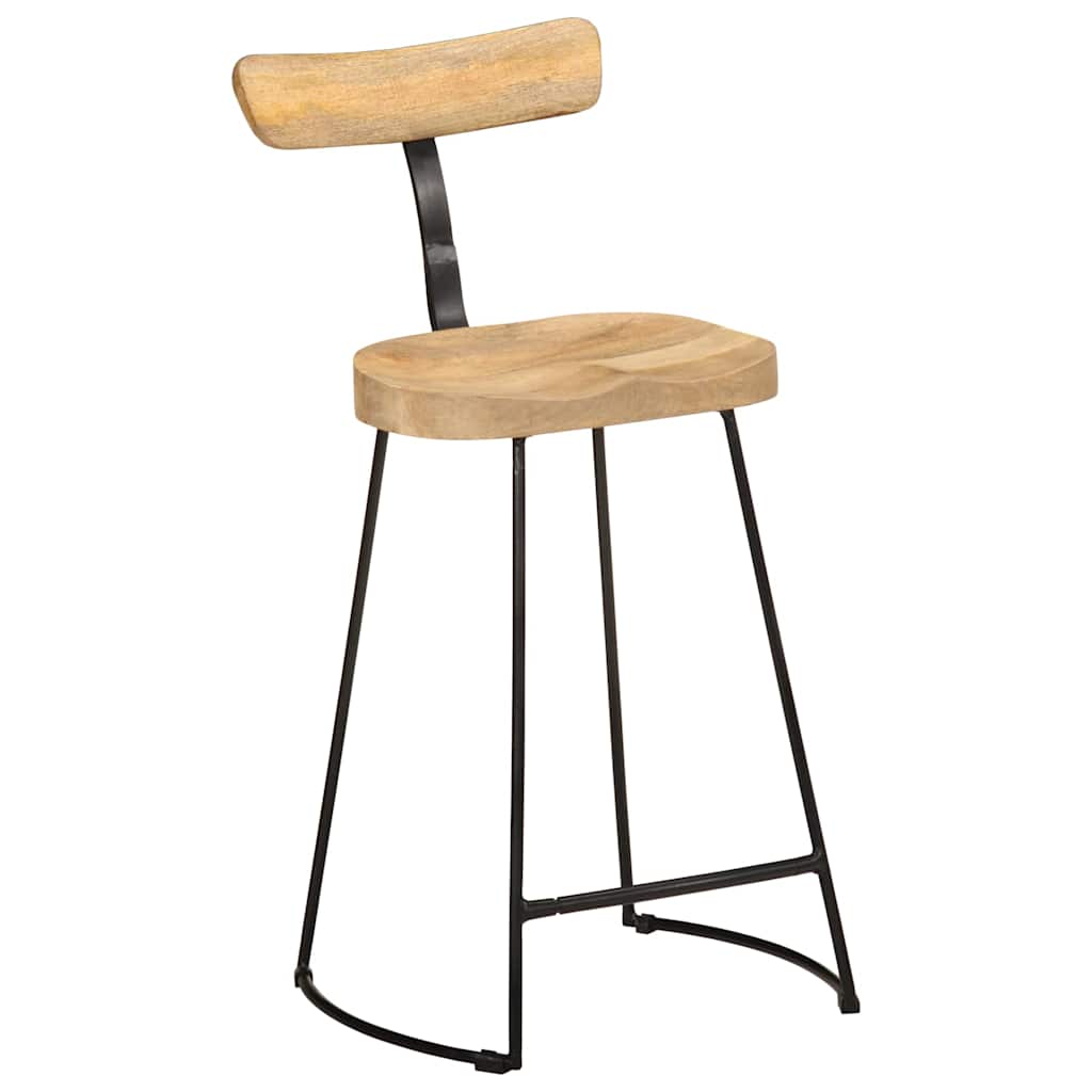 Barkrakker 2 stk 49x43x88 cm heltre mango