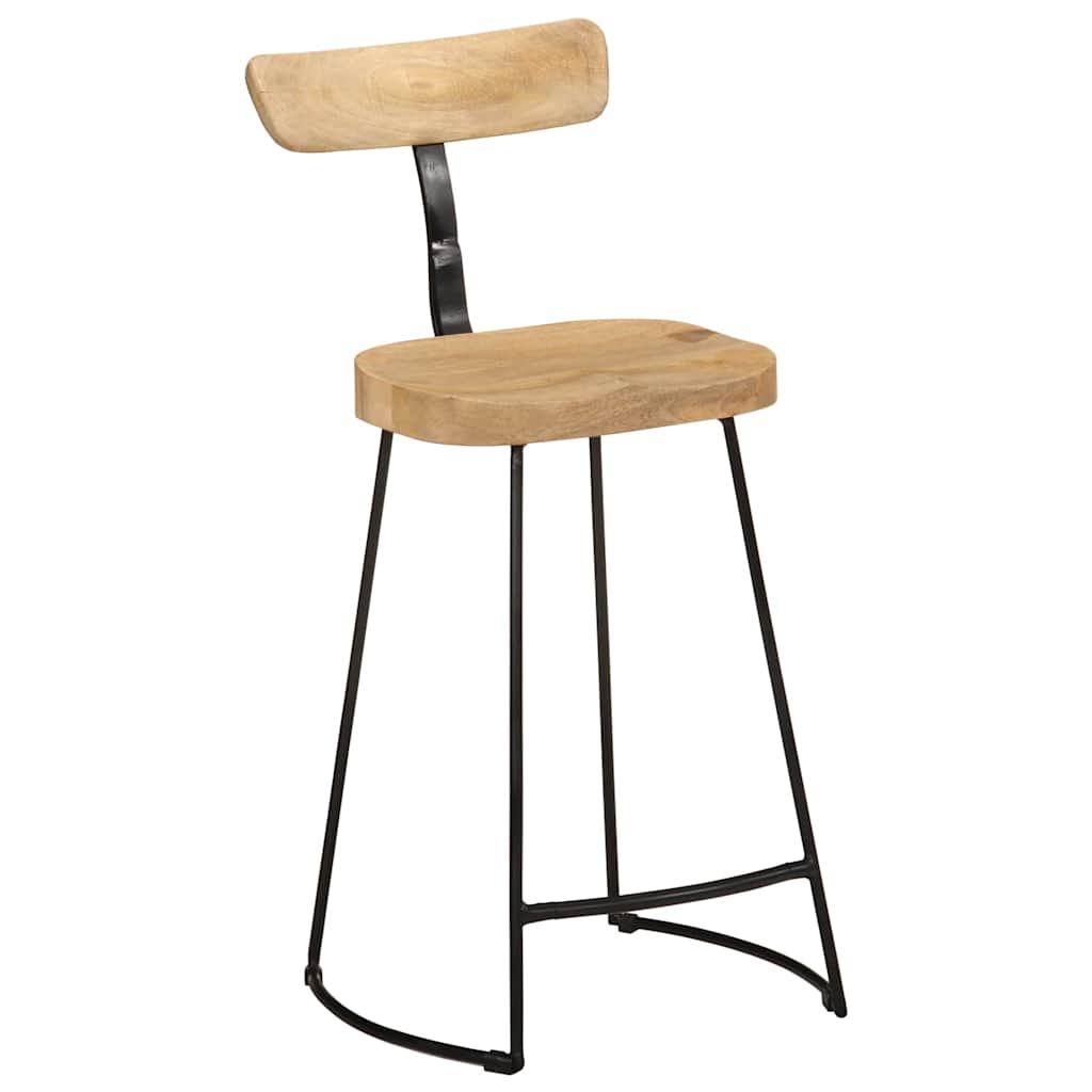 Barkrakker 2 stk 49x43x88 cm heltre mango