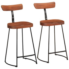 Barkrakker 2 stk 49x43x88 cm heltre mango