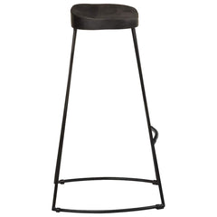 Barkrakker 2 stk sort 45x40x78 cm heltre mango