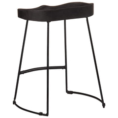 Barkrakker 2 stk sort 46x38x52 cm heltre mango