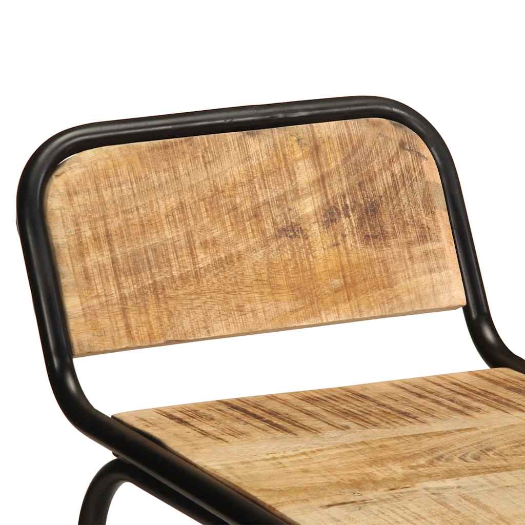 Barkrakker 4 stk 46x35,5x70 cm grovt heltre mangotre