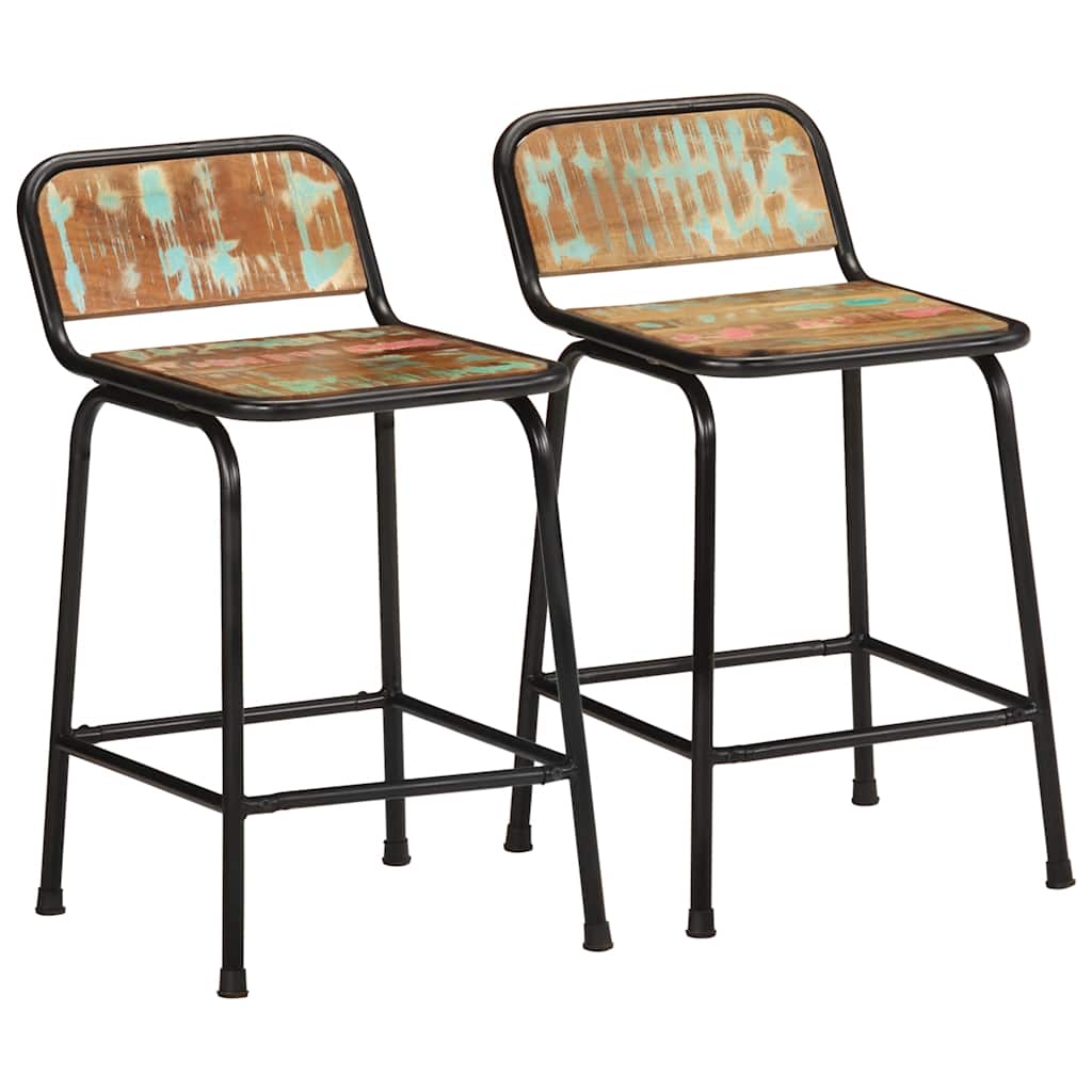 Barkrakker 2 stk 46x35,5x70 cm gjenvunnet heltre