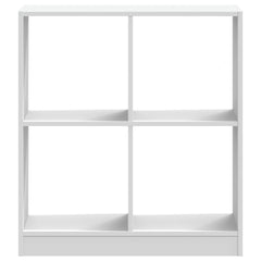 Bokhylle hvit 68,5x32x75 cm konstruert tre
