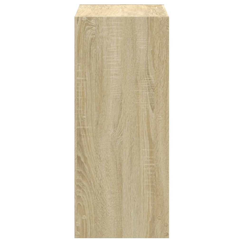 Bokhylle sonoma eik 68,5x32x75 cm konstruert tre