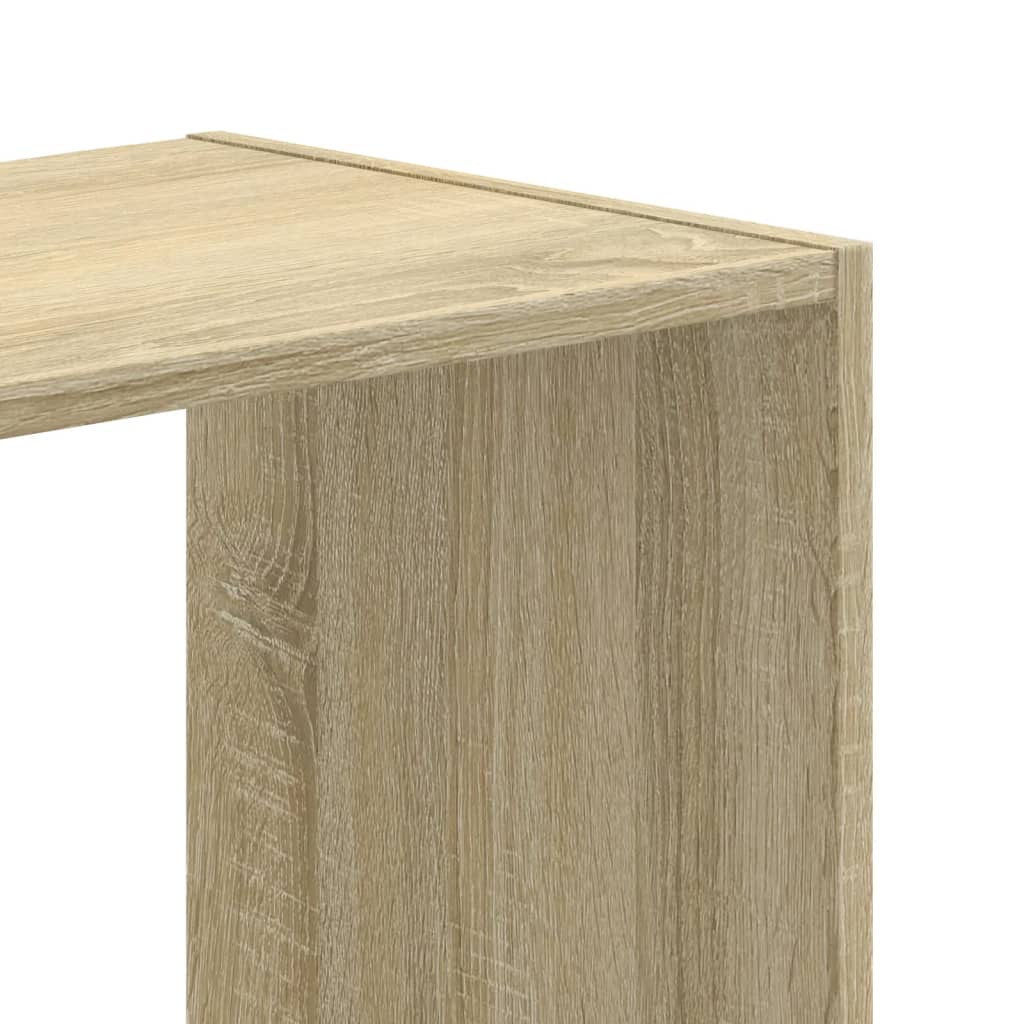 Bokhylle sonoma eik 68,5x32x75 cm konstruert tre