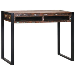 Sminkebord Flerfarget 100 x 50 x 75 cm Massivt gjenvunnet tre