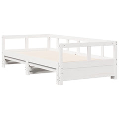 Dagseng uten madrass hvit 90x190 cm heltre furu