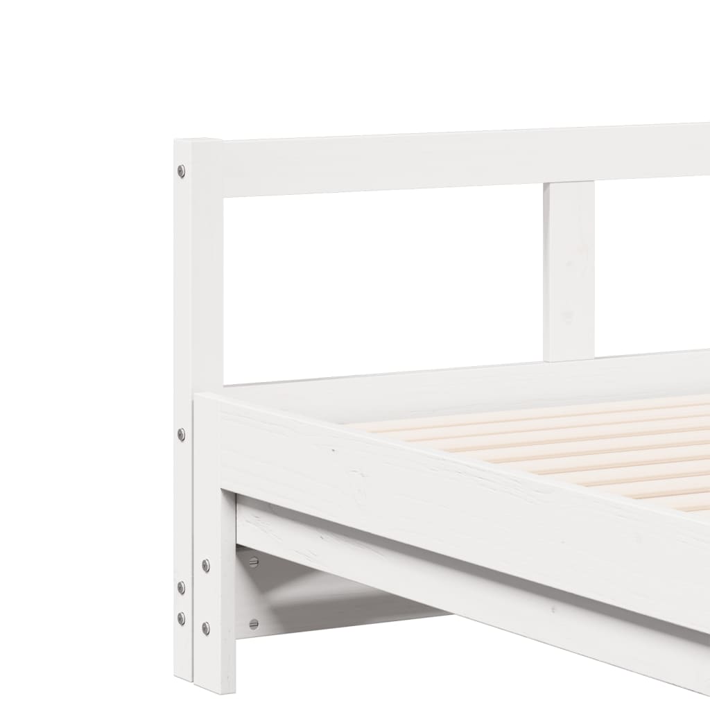 Dagseng uten madrass hvit 90x190 cm heltre furu