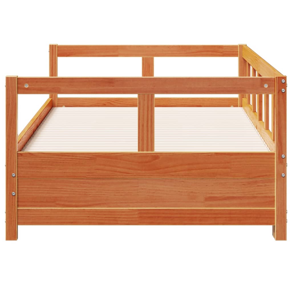Dagseng uten madrass voksbrun 90x190 cm heltre furu