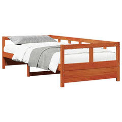 Dagseng uten madrass voksbrun 90x190 cm heltre furu