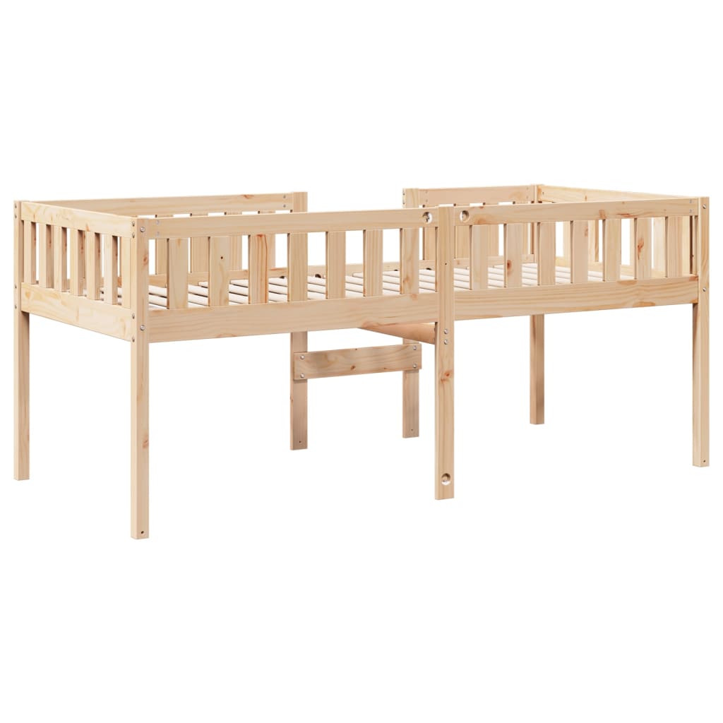 Barneseng uten madrass 80x200 cm heltre furu