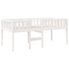 Barneseng uten madrass hvit 90x190 cm heltre furu