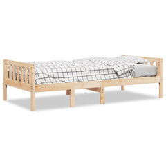 Barneseng uten madrass 80x200 cm heltre furu