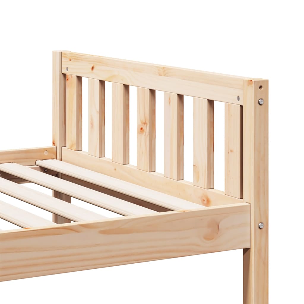 Barneseng uten madrass 90x190 cm heltre furu