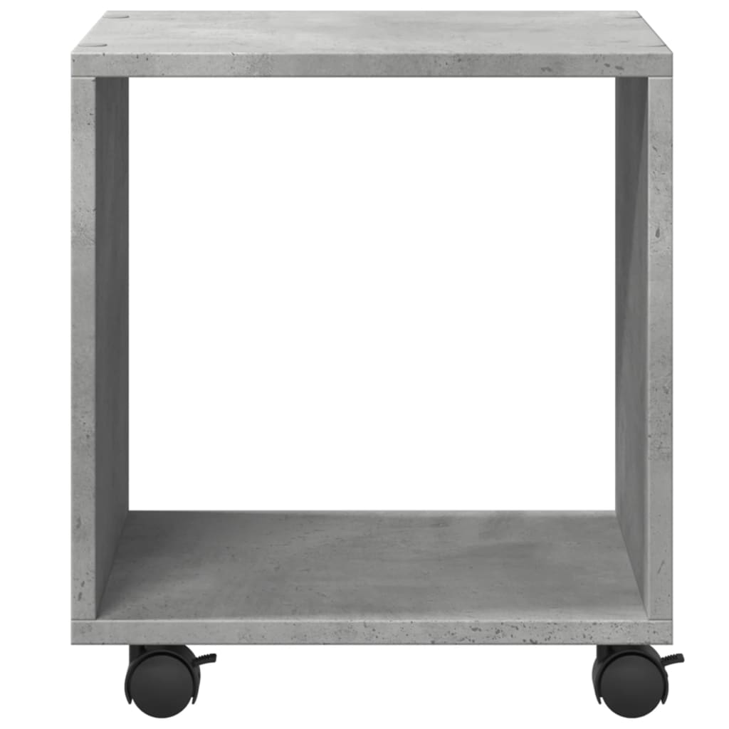 Rulleskap betonggrå 37x33x42,5 cm sponplate