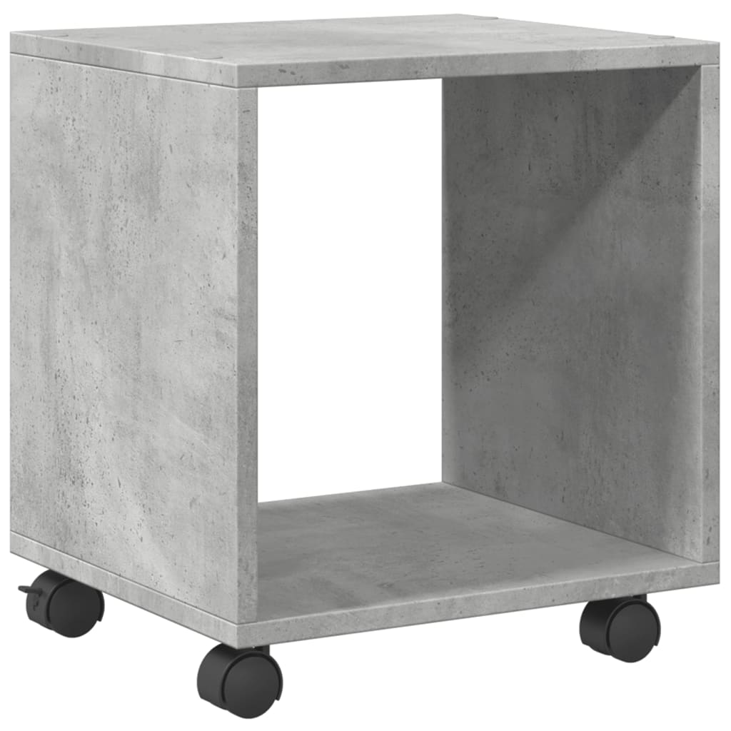 Rulleskap betonggrå 37x33x42,5 cm sponplate