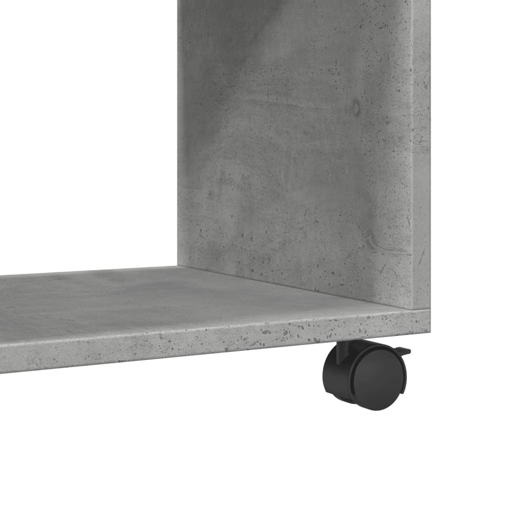 Rulleskap betonggrå 37x33x42,5 cm sponplate