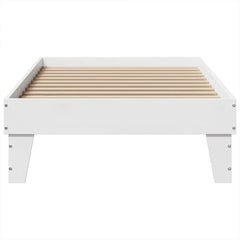 Sengeramme uten madrass hvit 90x190 cm heltre furu