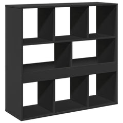 Bokhylle/romdeler svart 100x33x94,5 cm