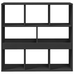 Bokhylle/romdeler svart 100x33x94,5 cm
