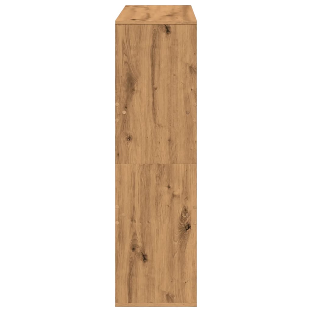 Bokhylle/romdeler artisan eik 100x33x115 cm