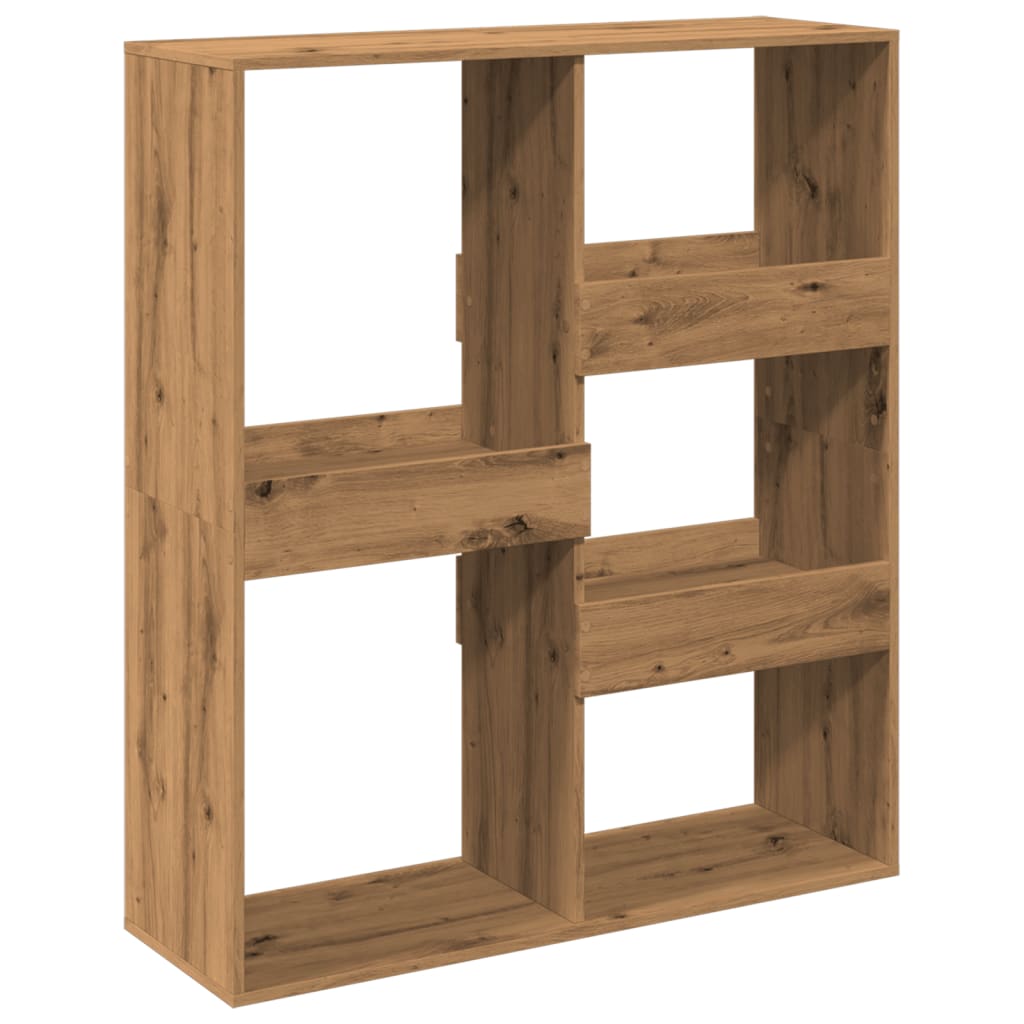 Bokhylle/romdeler artisan eik 100x33x115 cm