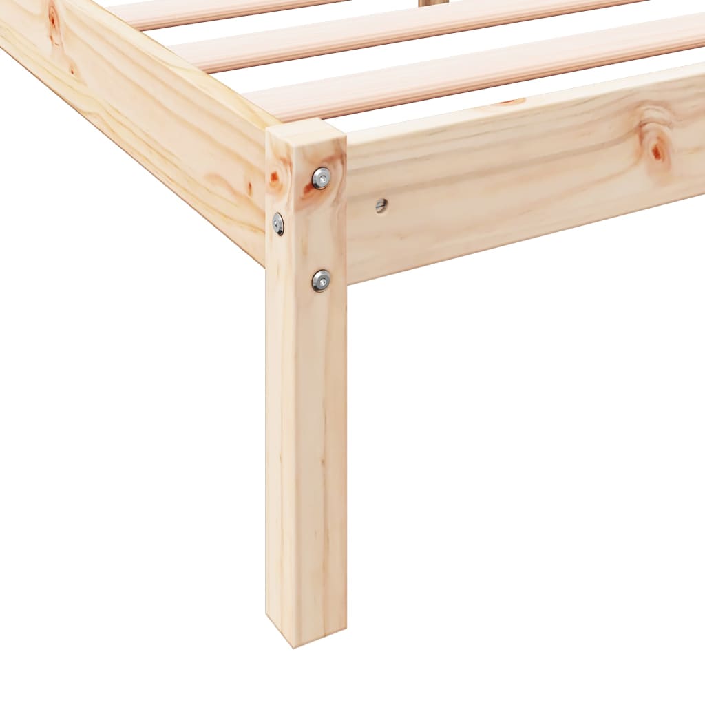 Ekstra lang sengeramme uten madrass 160x210 cm heltre furu