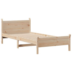 Sengeramme uten madrass 75x190 cm heltre furu