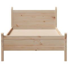 Sengeramme uten madrass 75x190 cm heltre furu