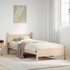 Sengeramme uten madrass 75x190 cm heltre furu