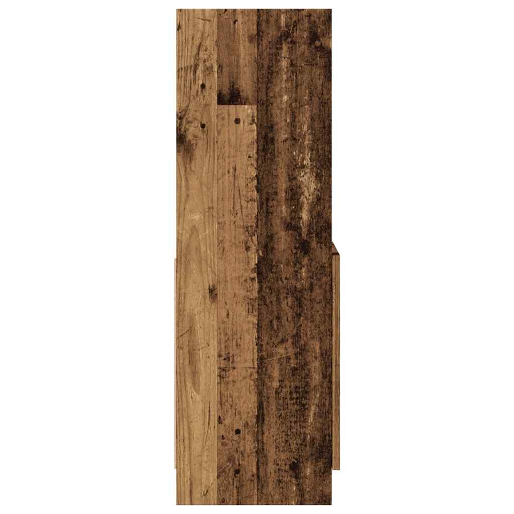 Highboard gammelt tre 92x33x100 cm konstruert tre