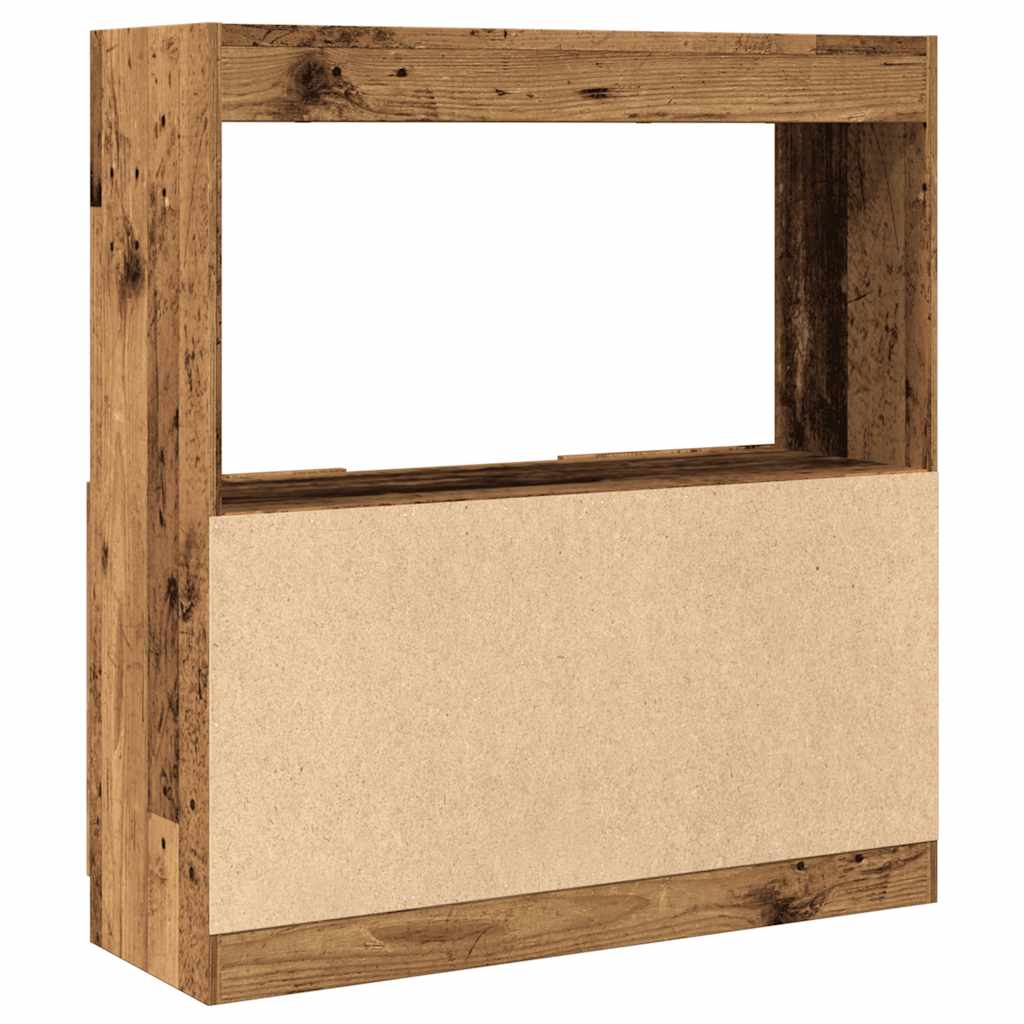 Highboard gammelt tre 92x33x100 cm konstruert tre