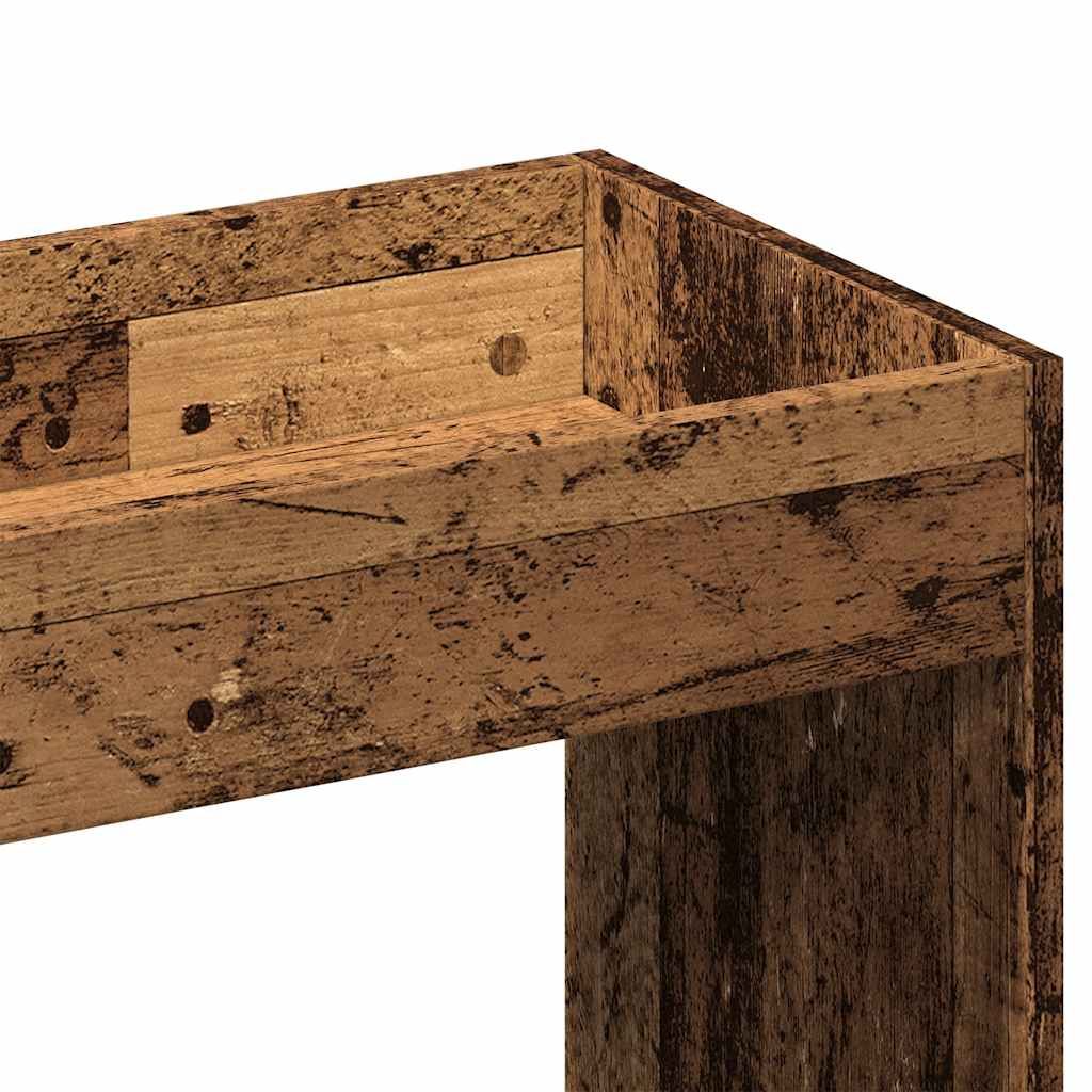 Highboard gammelt tre 92x33x100 cm konstruert tre
