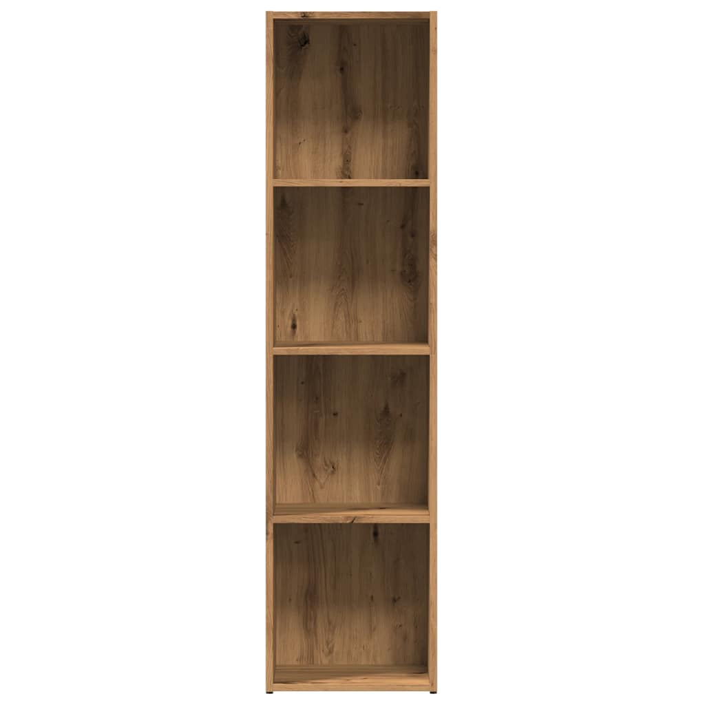 Bokhylle artisan eik 36x30x143 cm konstruert tre