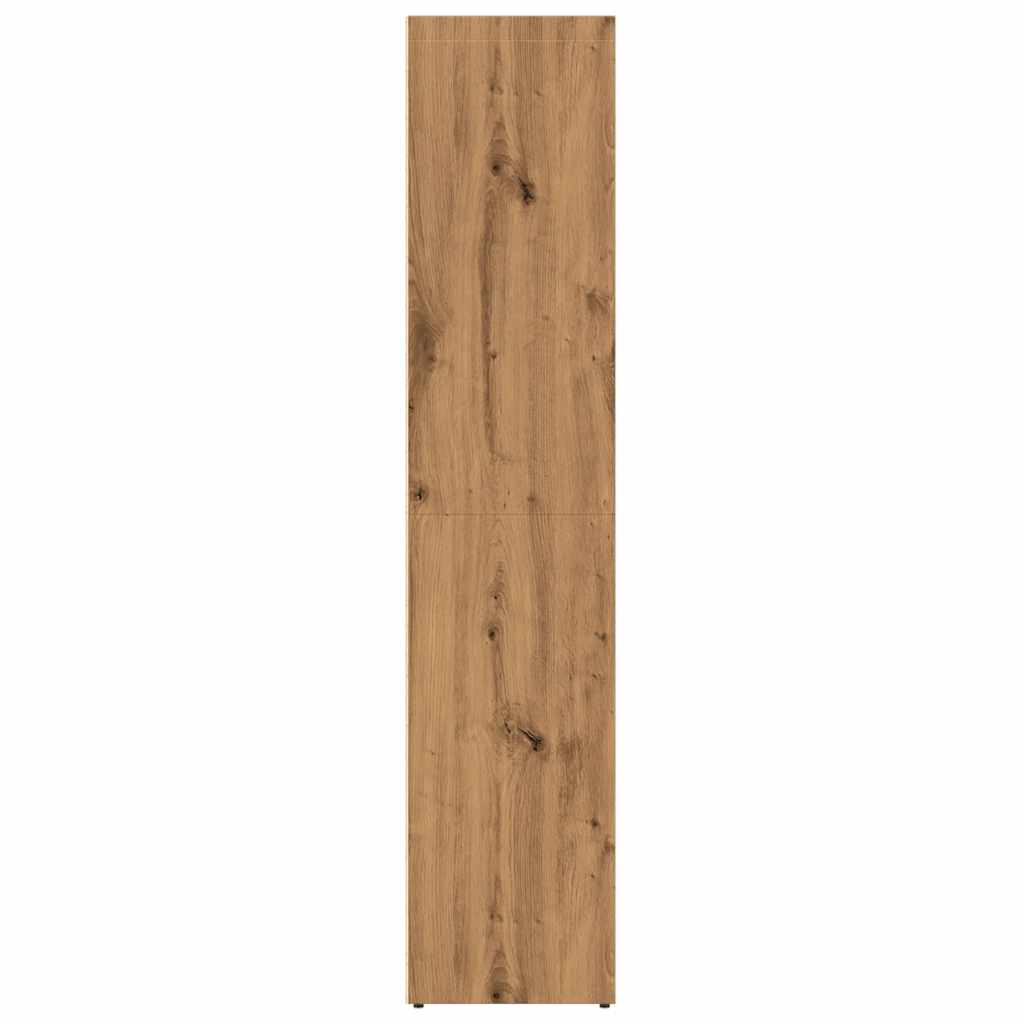 Bokhylle artisan eik 36x30x143 cm konstruert tre