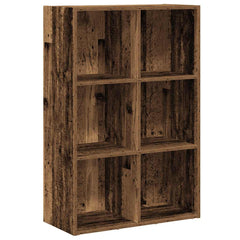 Bokhylle/skjenk gammelt tre 66x30x98 cm konstruert tre