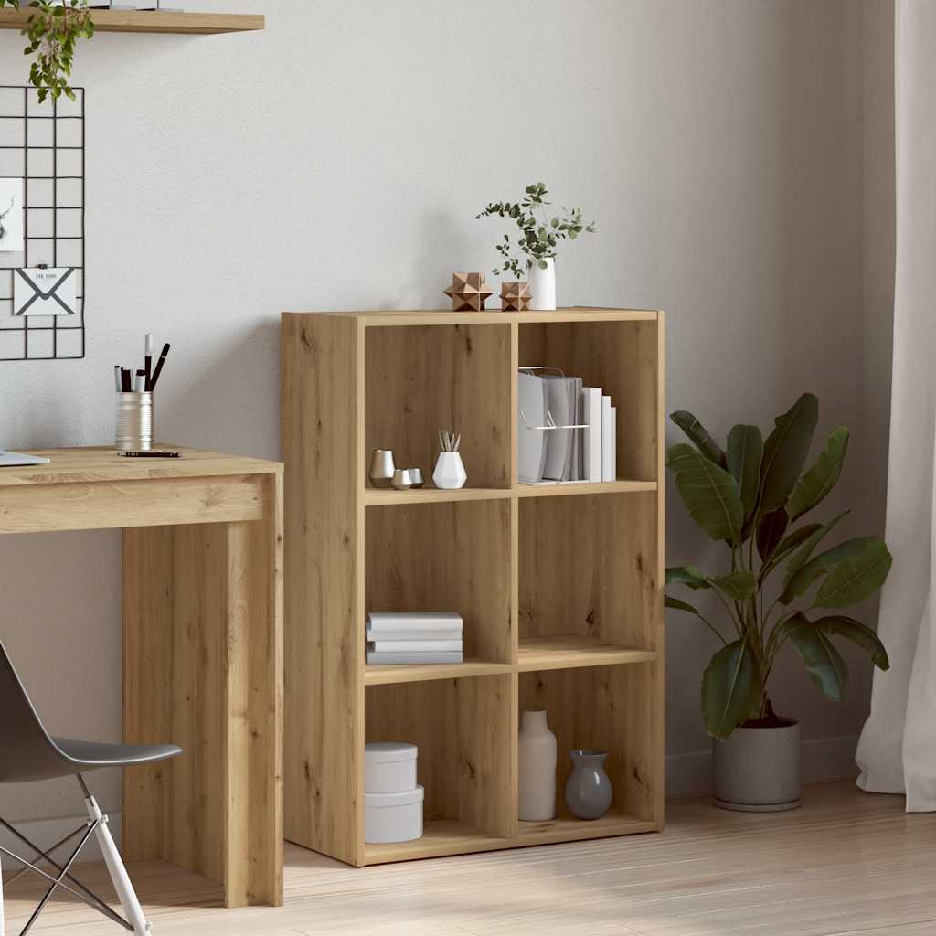 Bokhylle/skjenk artisan eik 66x30x98 cm konstruert tre