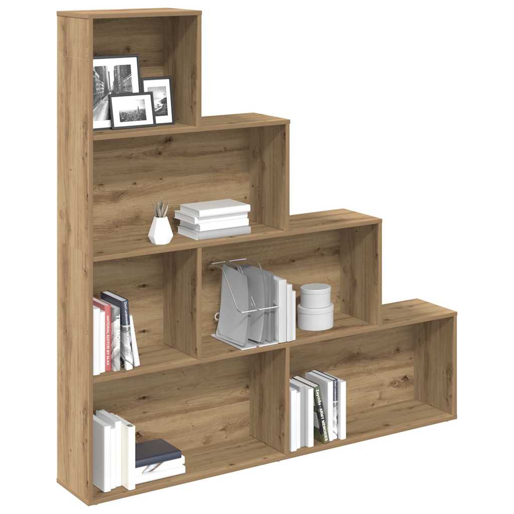 Bokhylle artisan eik 157x24x160 cm konstruert tre