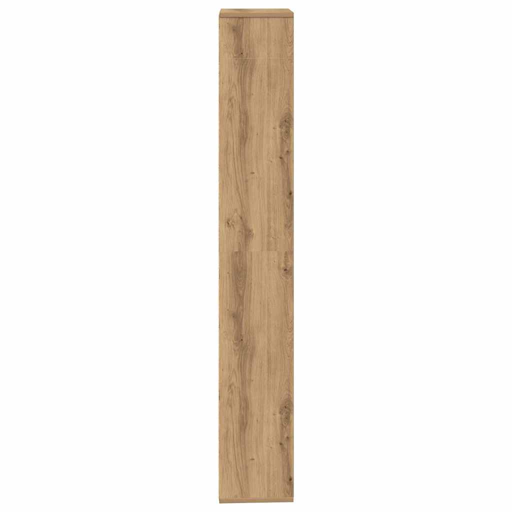 Bokhylle artisan eik 157x24x160 cm konstruert tre