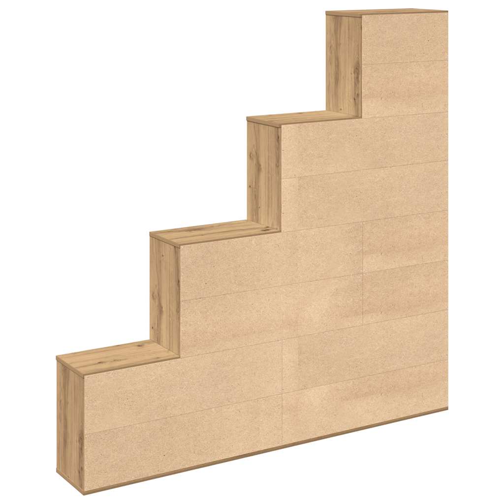 Bokhylle artisan eik 157x24x160 cm konstruert tre