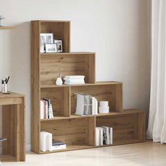 Bokhylle artisan eik 157x24x160 cm konstruert tre