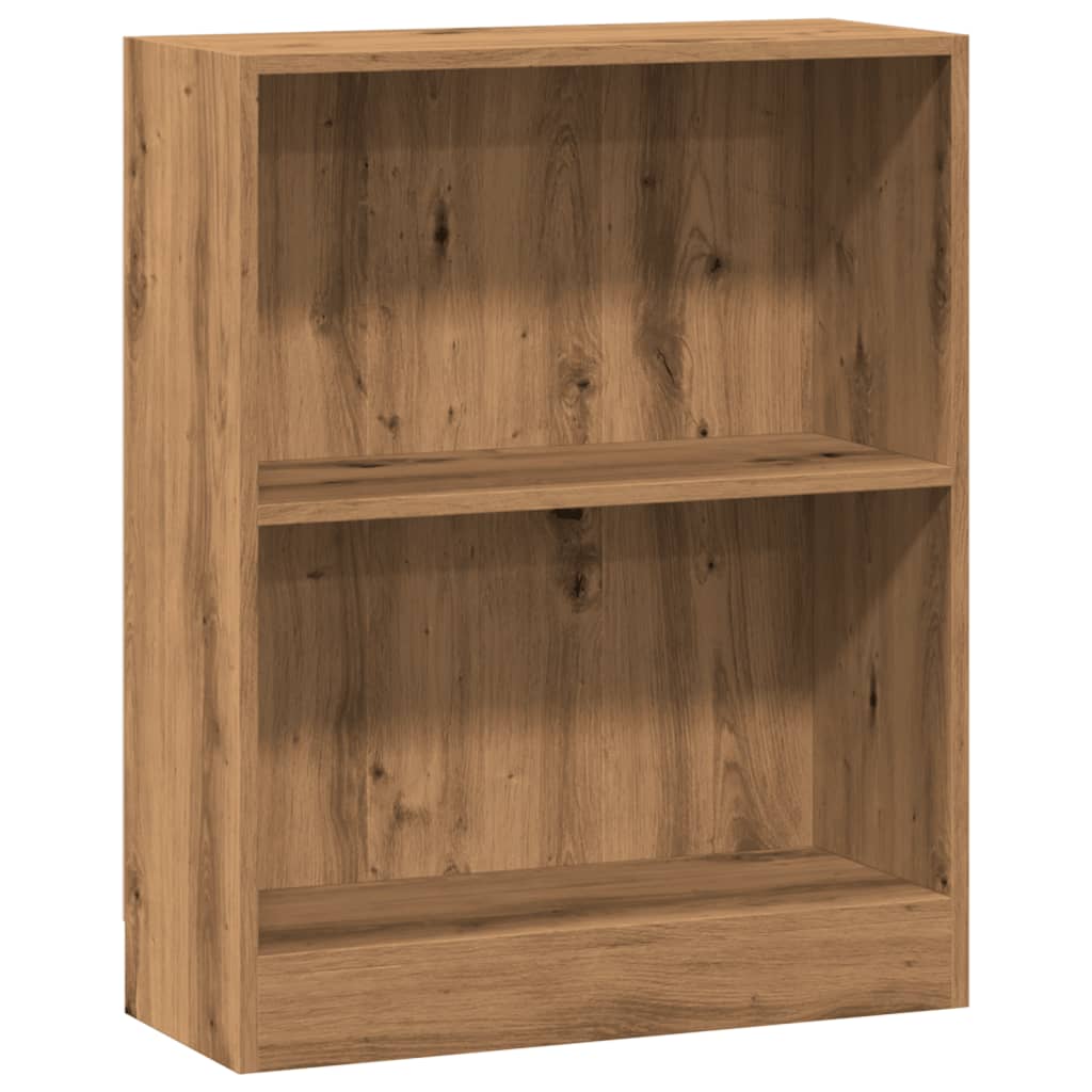 Bokhylle artisan eik 60x24x76 cm konstruert tre