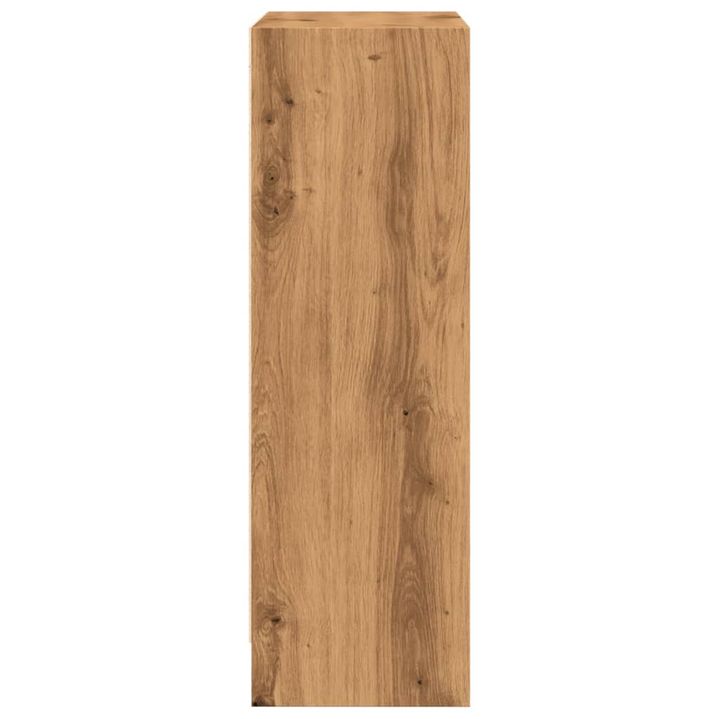 Bokhylle artisan eik 60x24x76 cm konstruert tre